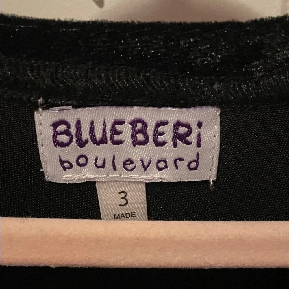 2/$40 Blueberi Boulevard Black and Plaid Dress - Picture 2 of 7